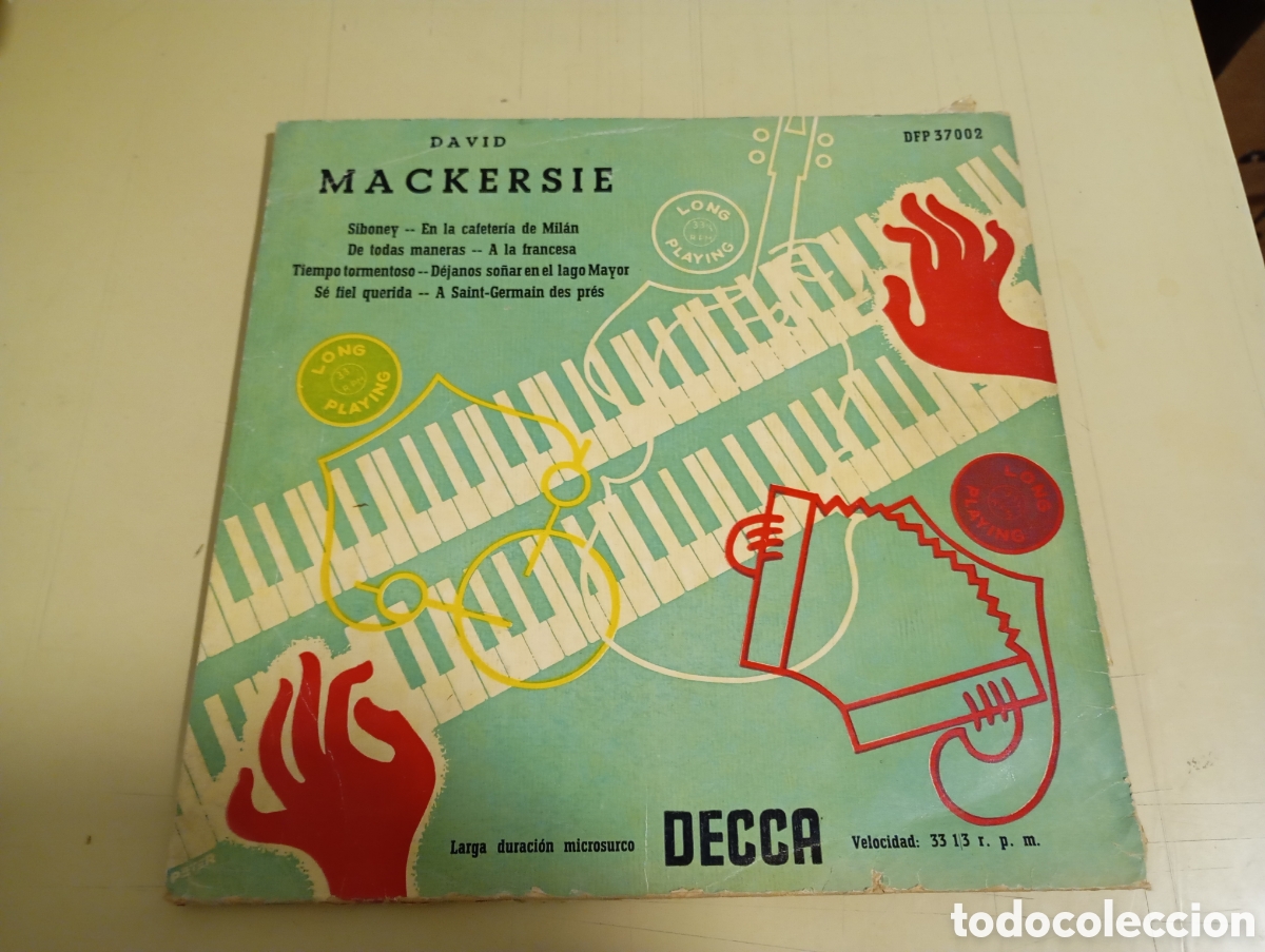 Discos de vinilo: DAVID MACKERSIE, DECCA, 33 R.P.M. - Foto 1