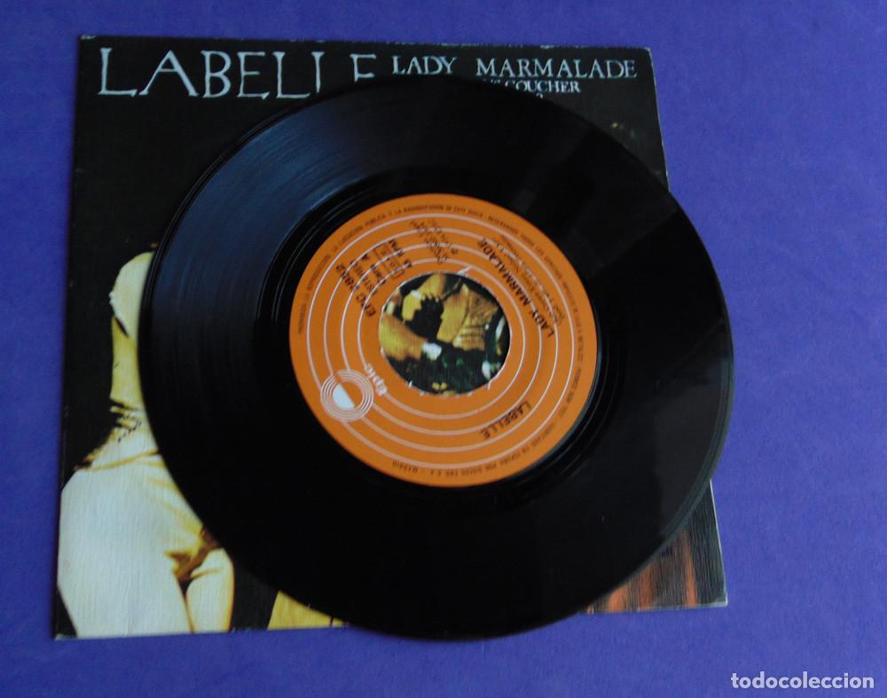 Discos de vinilo: LABELLE - LADY MARMALADE - SINGLE 1974 - Foto 3