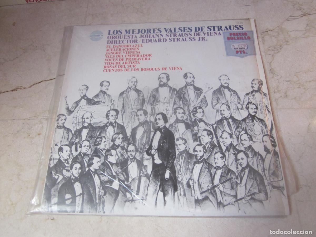 Disques de vinyle: ORQUESTA JOHANN STRAUSS DE VIENA - LOS MEJORES VALSES DE STRAUSS - AMADEO 1983