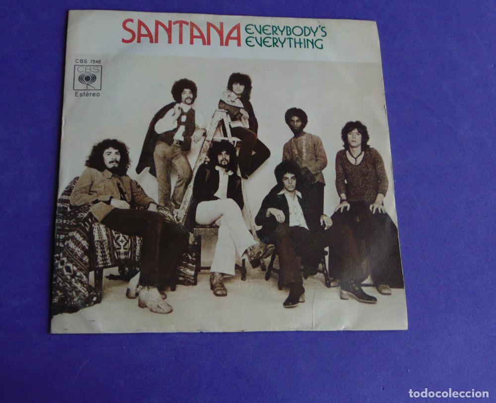 Discos de vinilo: SANTANA - EVERYBODYS EVERYTHING - SINGLE 1971 - Foto 1