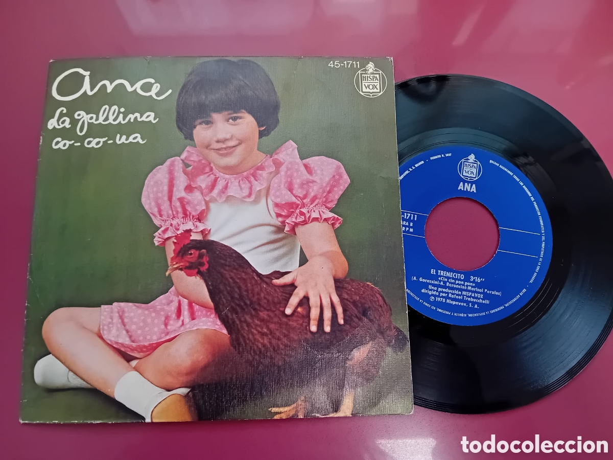 Discos de vinilo: Vinilo 45 - ANA - La gallina cocoua - 1978 - Foto 2