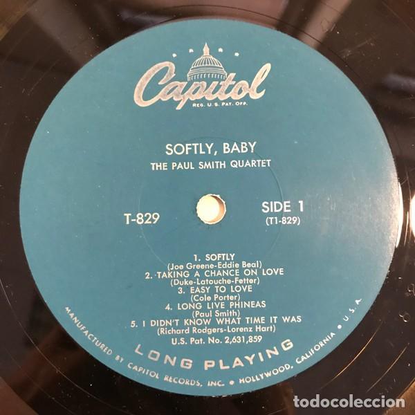 Discos de vinilo: Paul Smith Quartet - Softly, Baby (LP Vinilo) - Foto 2
