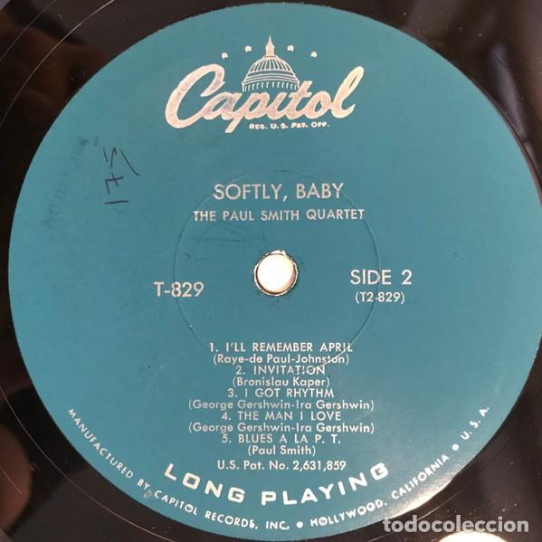 Discos de vinilo: Paul Smith Quartet - Softly, Baby (LP Vinilo) - Foto 3