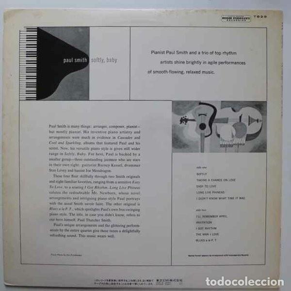 Discos de vinilo: Paul Smith Quartet - Softly, Baby (LP Vinilo) - Foto 4