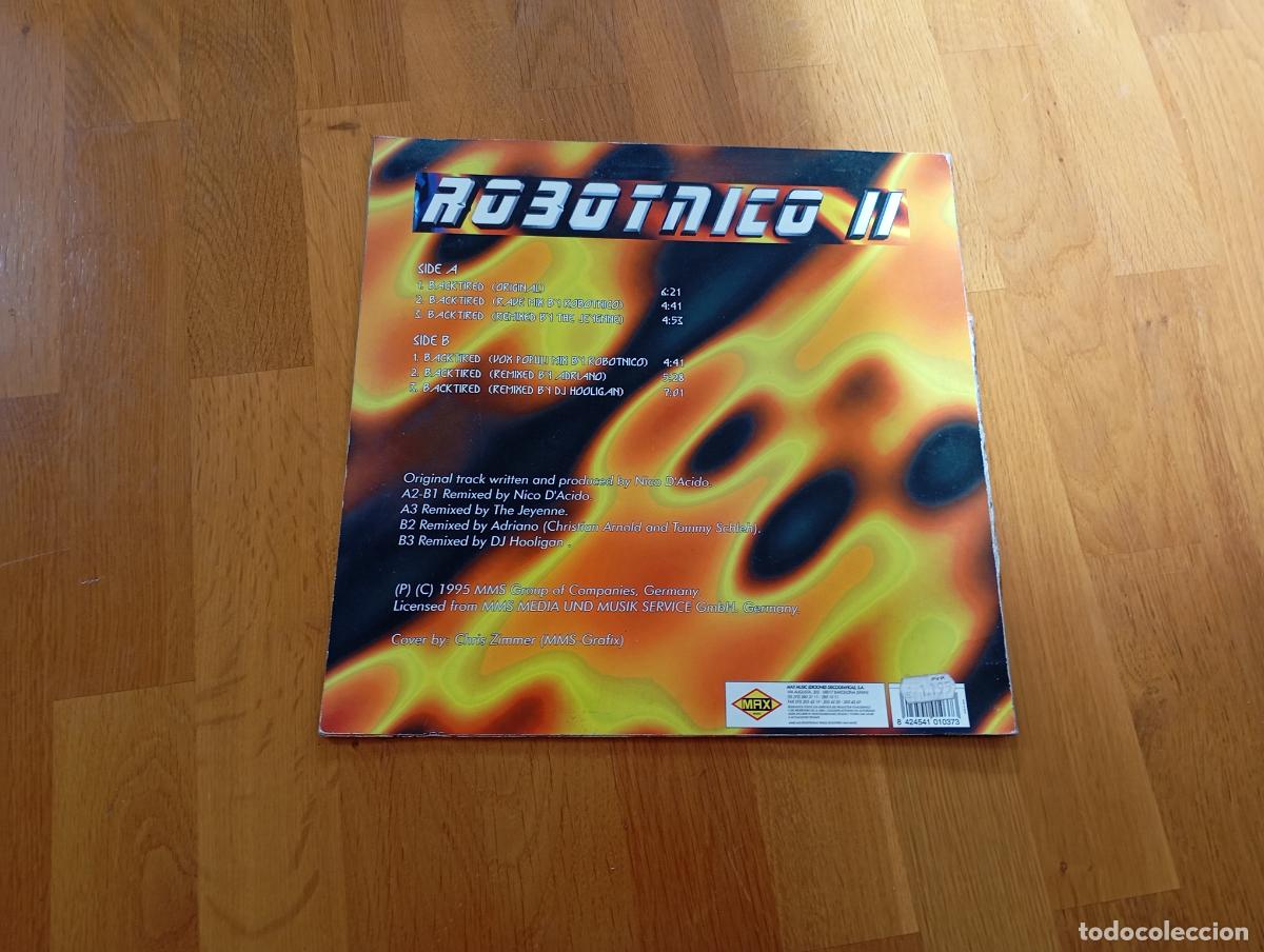 Discos de vinilo: Robotnico II-backtired.maxi - Foto 2