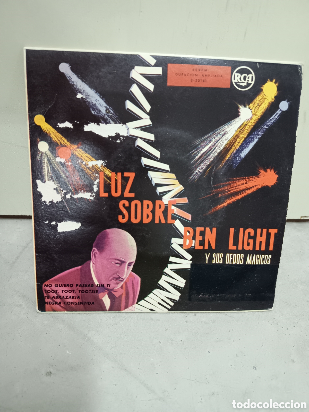 Discos de vinilo: LUZ SOBRE BEN LIGHT Y SUS DEDOS MAGICOS - Foto 1