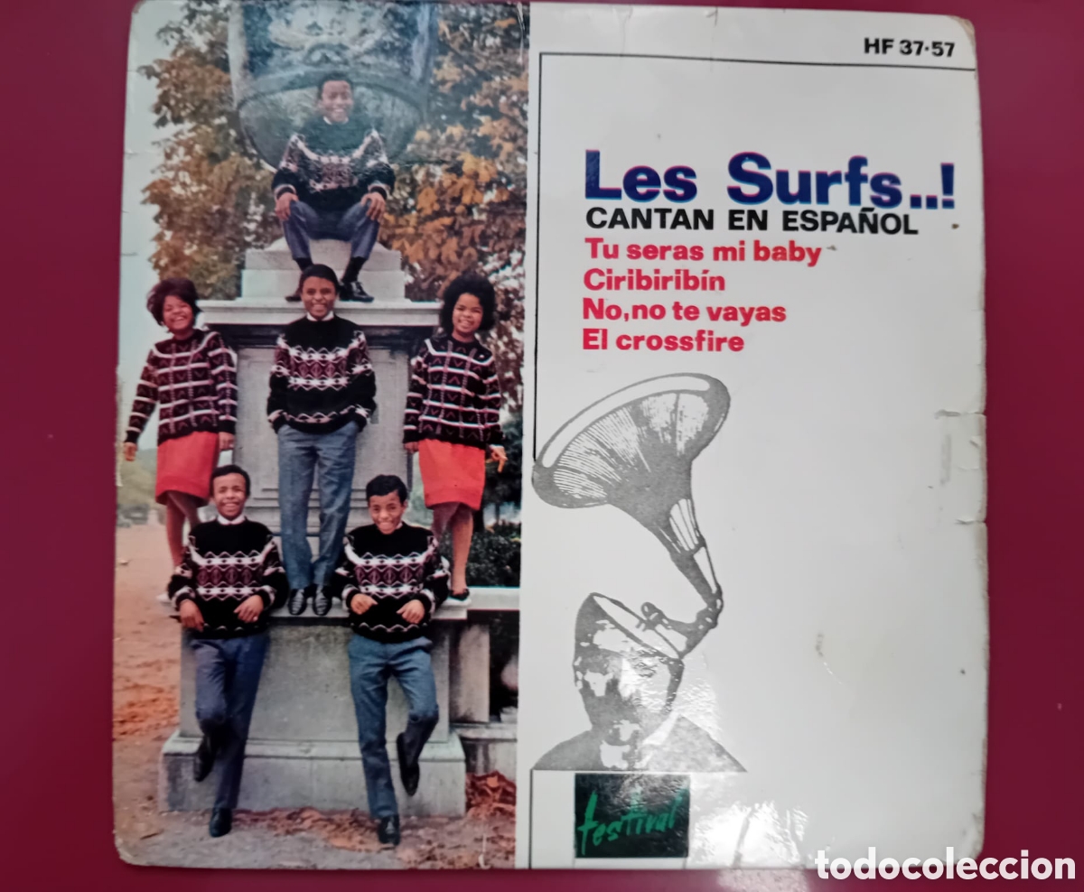 Discos de vinilo: Vinilo 45 - LES SURFS - Cantan en espa&ntilde;ol - 1964 - Foto 1
