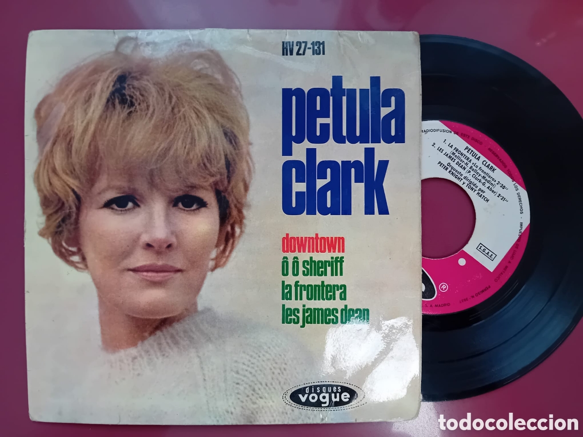 Discos de vinilo: Vinilo 45 - PETULA CLARK - Downtown - 1964 - Foto 2