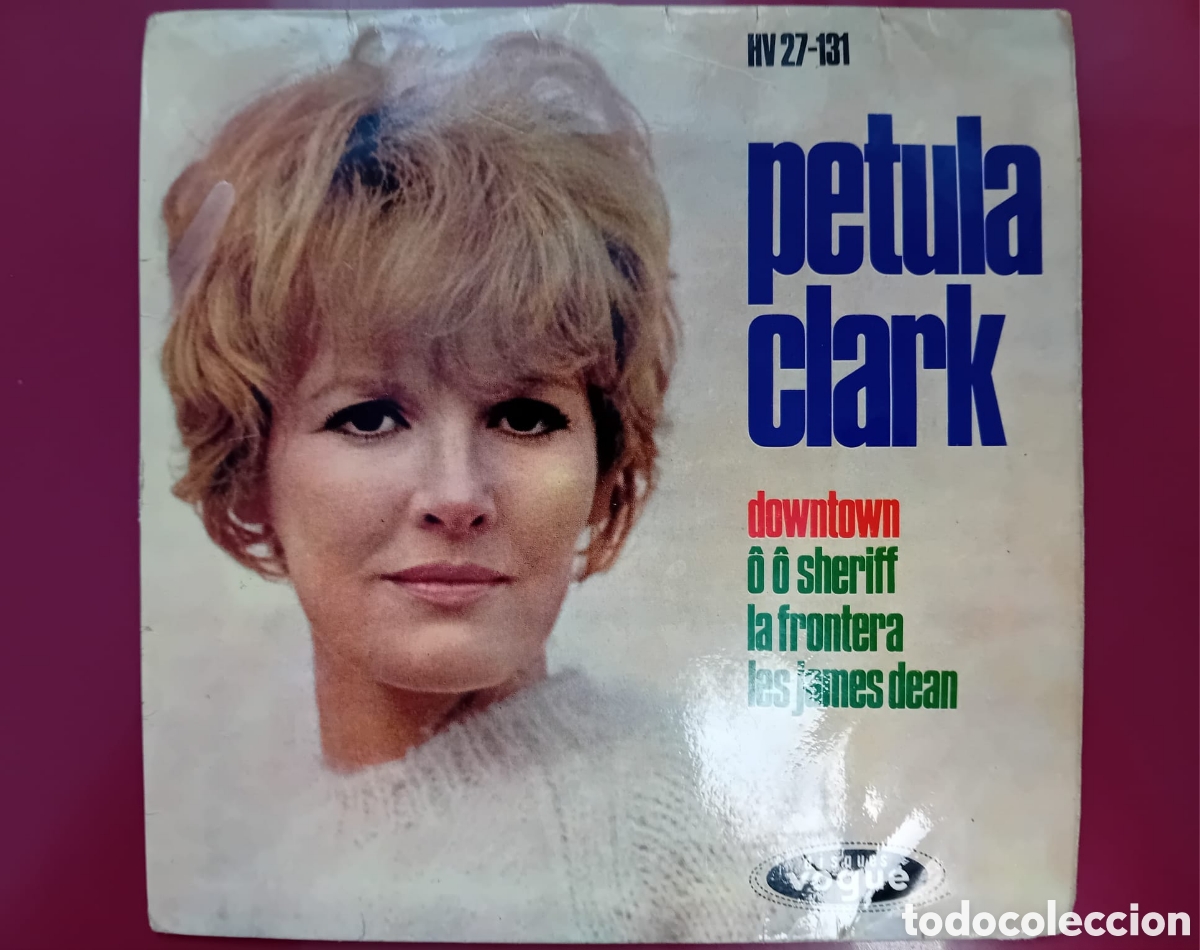 Discos de vinilo: Vinilo 45 - PETULA CLARK - Downtown - 1964 - Foto 1