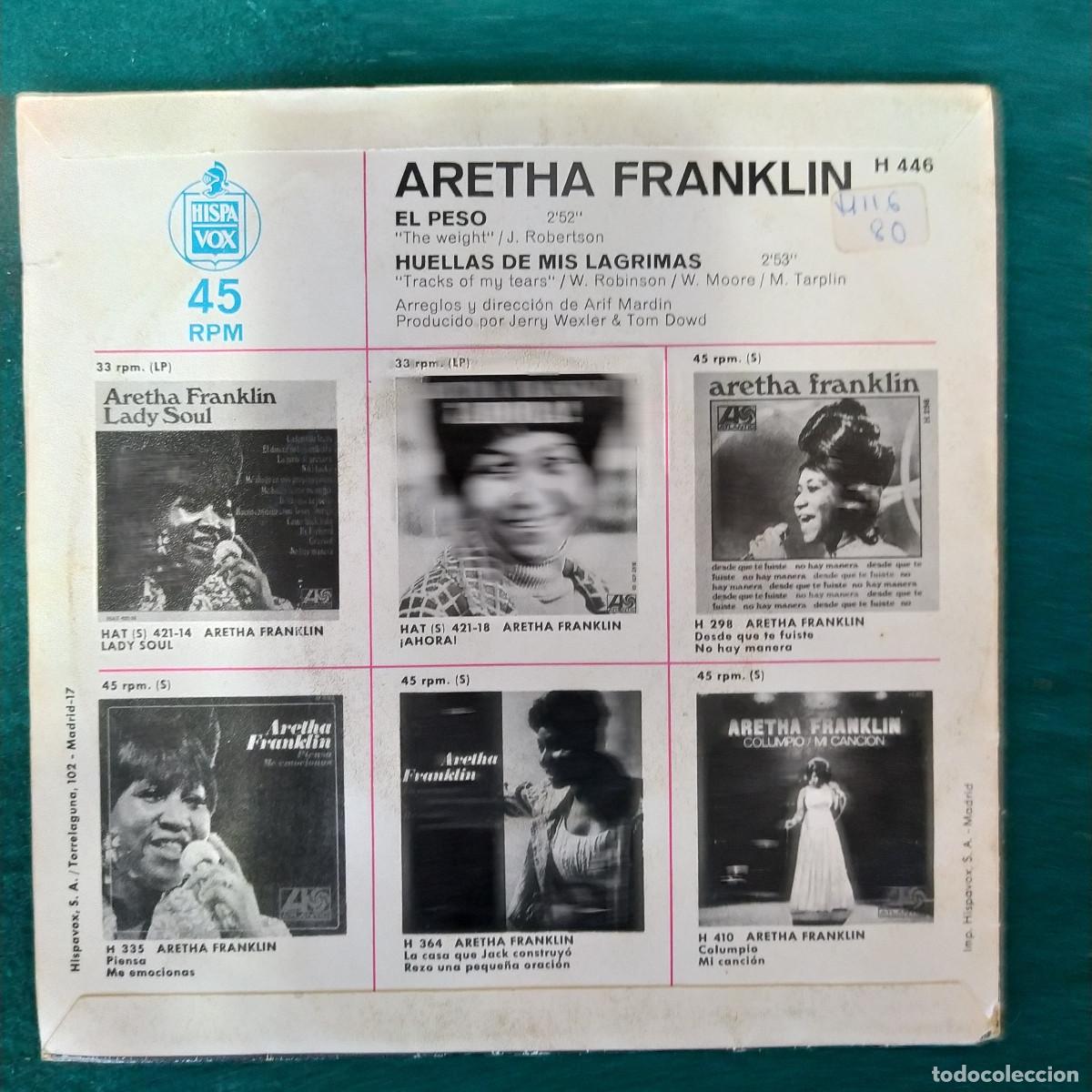 Discos de vinilo: Aretha Franklin &ndash; The Weight - Foto 2