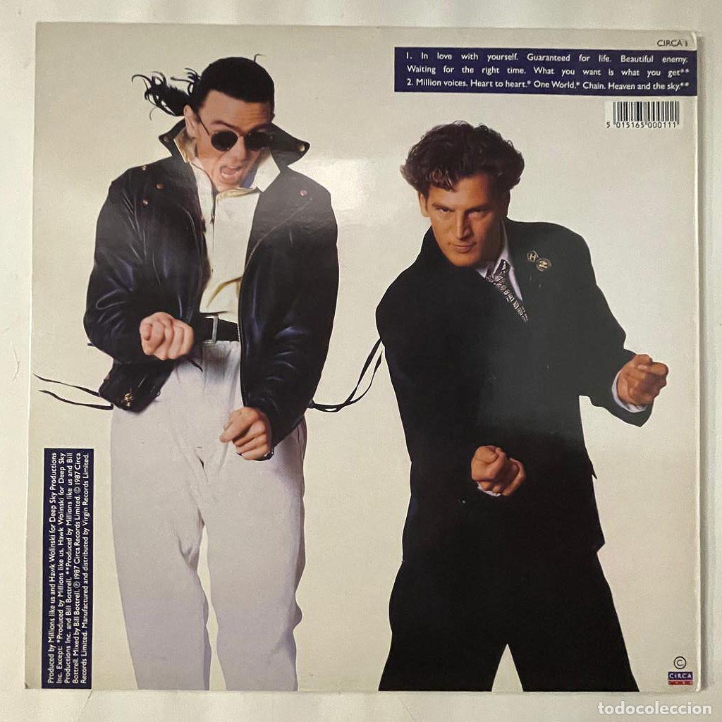 Discos de vinilo: MILLIONS LIKE US / LP CIRCA RECORDS 1987 / UK - Foto 2