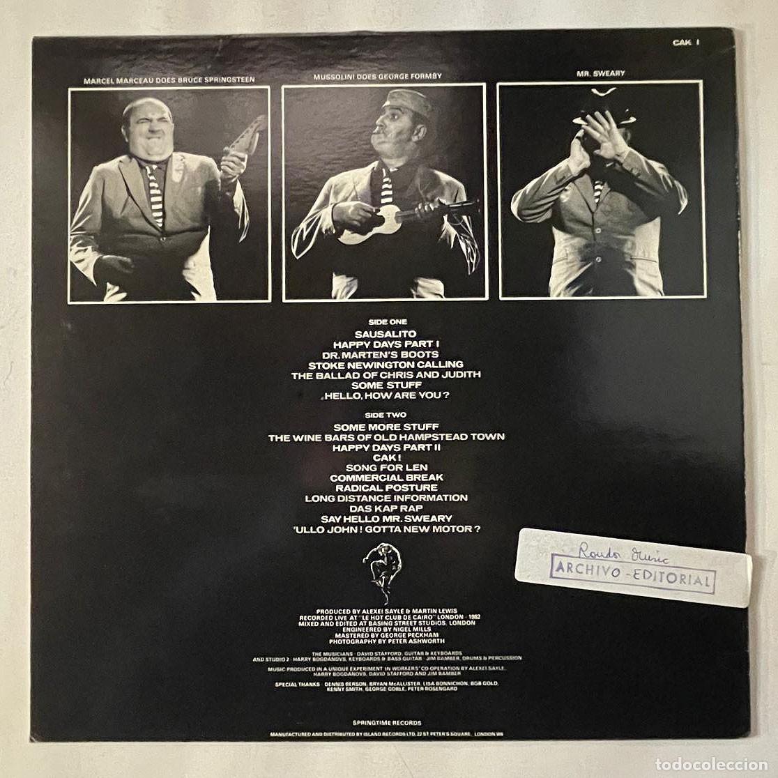 Discos de vinilo: ALEXEI SAYLE - CAK! / LP SPRINGTIME RECORDS 1982 / UK - Foto 2