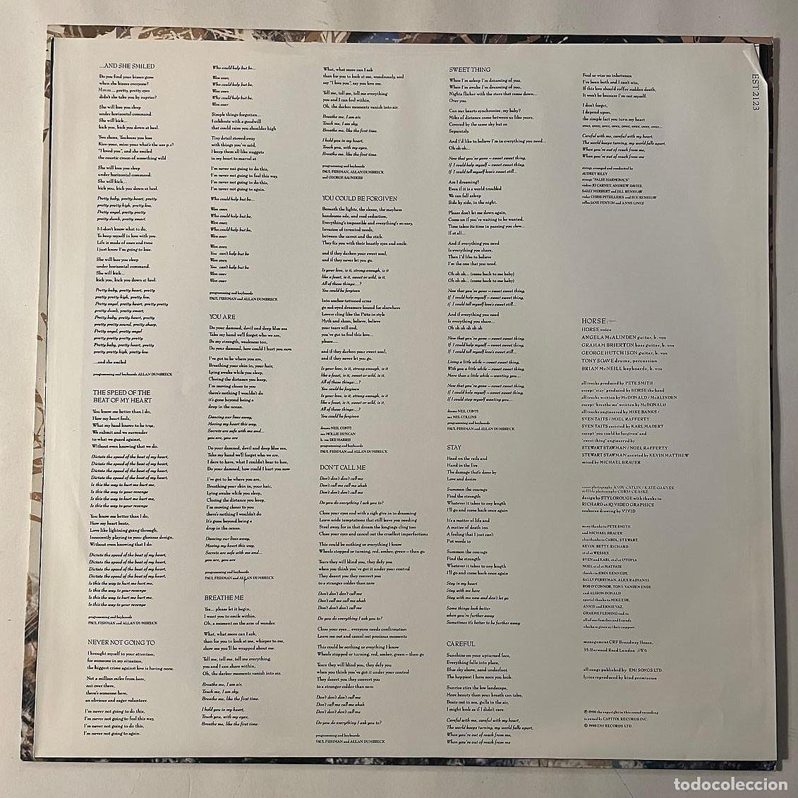 Discos de vinilo: HORSE - THE SAME SKY / LP CAPITOL 1990 / UK - Foto 4