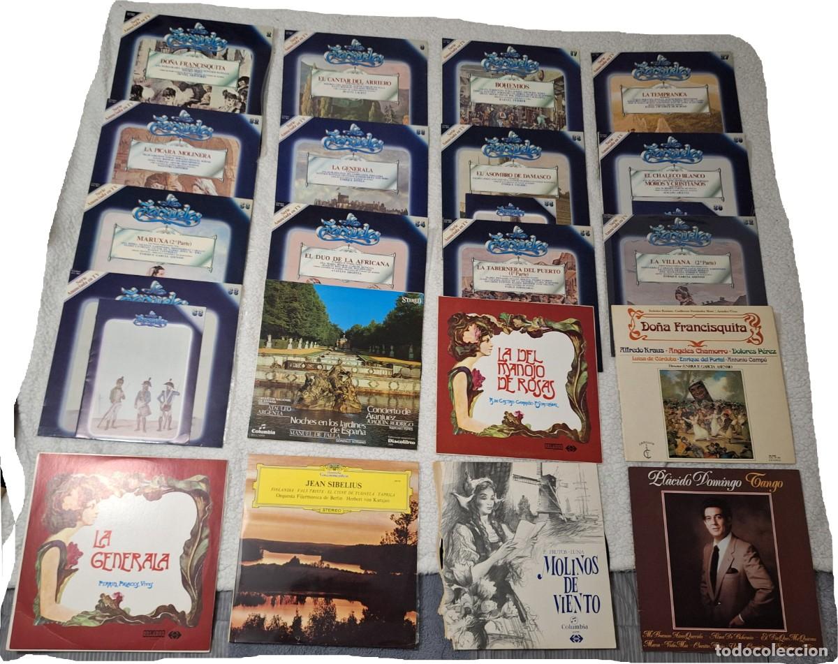 Dischi in vinile: LOTE DE 20 LPS DE M&Uacute;SICA CL&Aacute;SICA Y ZARZUELAS - Peso: 5,3 kg. -