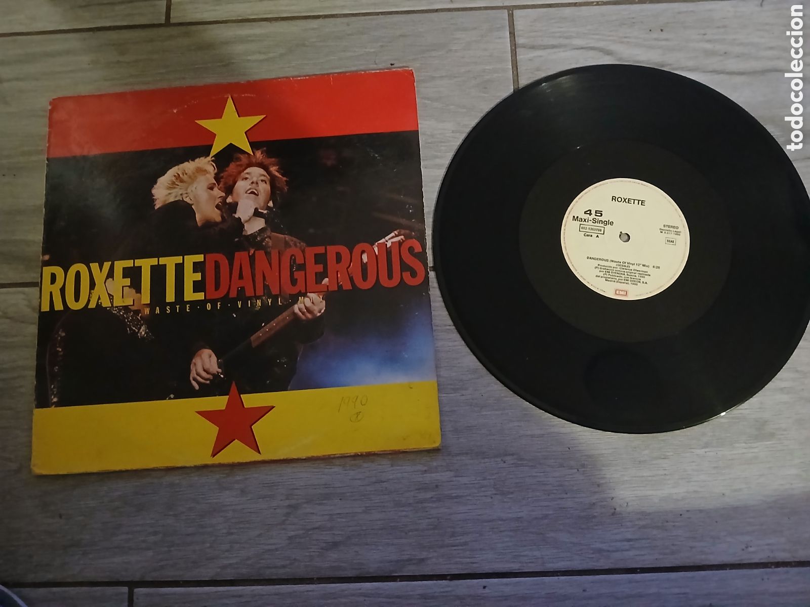 Discos de vinilo: ROXETTE - DANGEROUS - MAXI - SPAIN - LV - - Foto 1