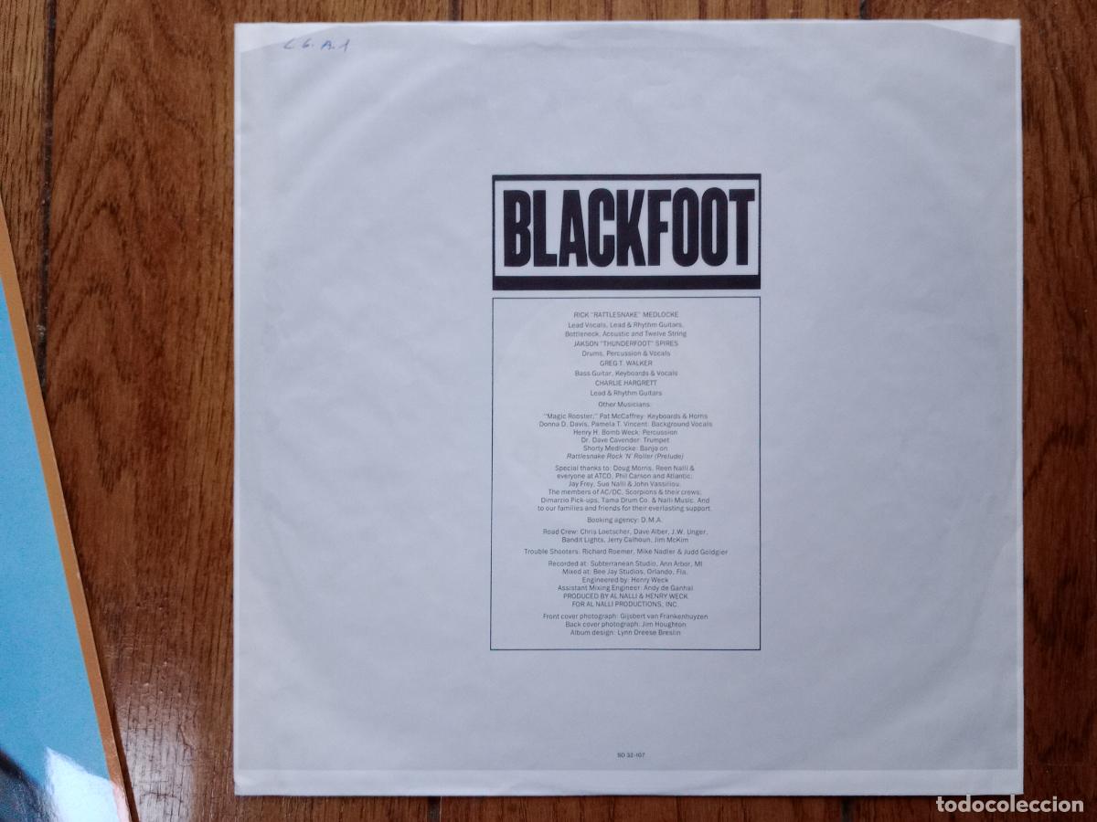 Discos de vinilo: Blackfoot - marauder - Foto 3