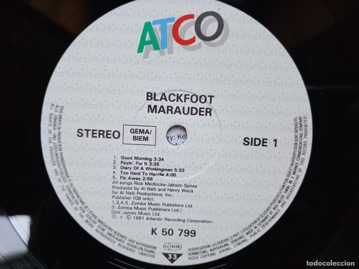 Discos de vinilo: Blackfoot - marauder - Foto 6