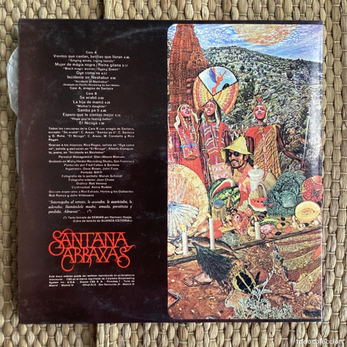 Discos de vinilo: V202 LP Santana - Abraxas - CBS 1970 - Foto 4