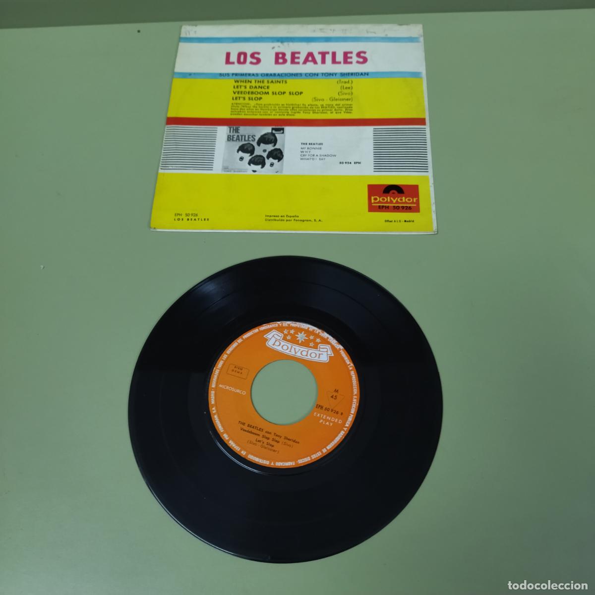 Discos de vinilo: EP SINGLE DISCO VINILO LOS BEATLES WHEN THE SAINTS +3 - Foto 2