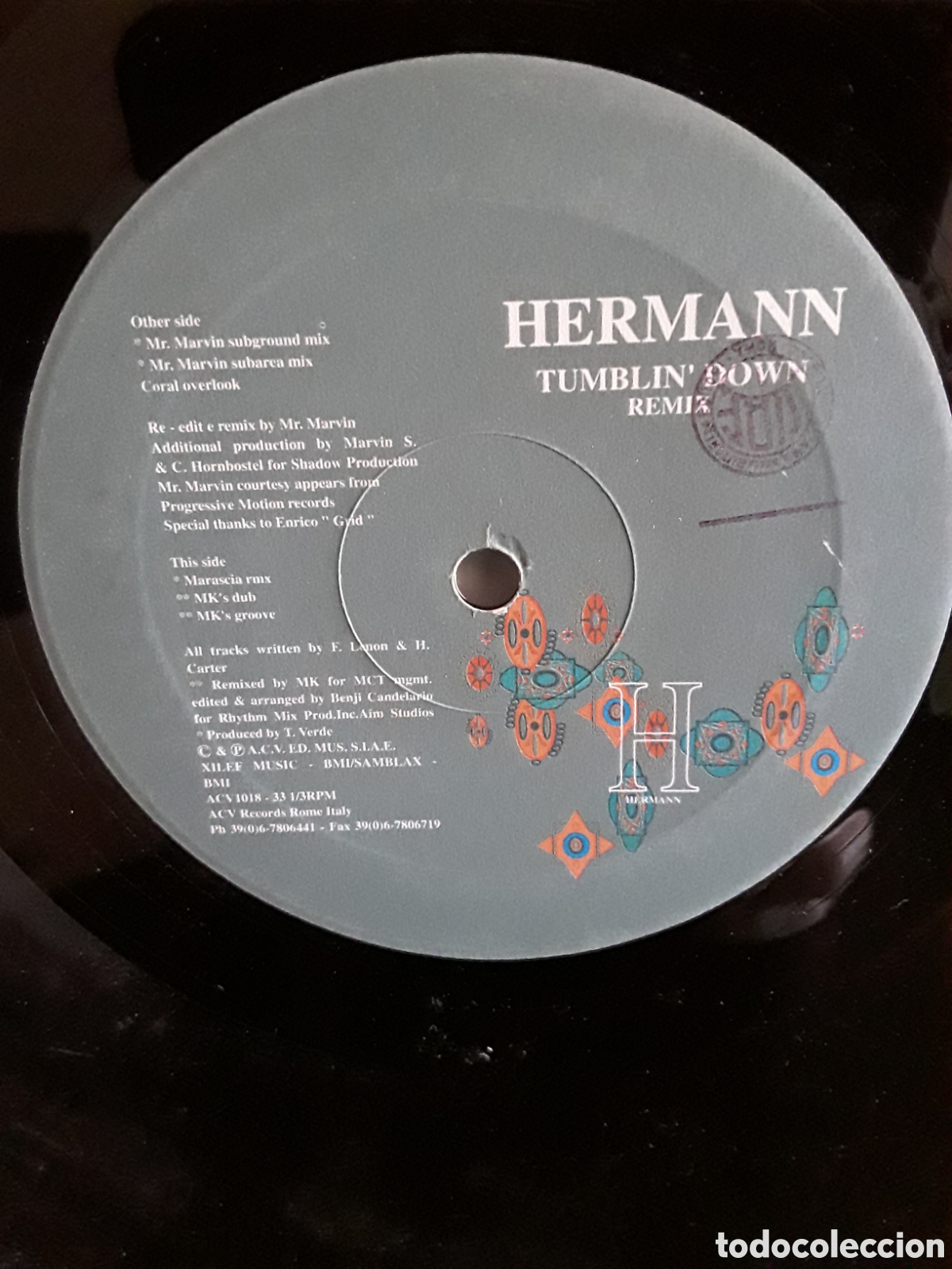 Discos de vinilo: Hermann &lrm;&ndash; Tumblin Down Remix - Foto 2