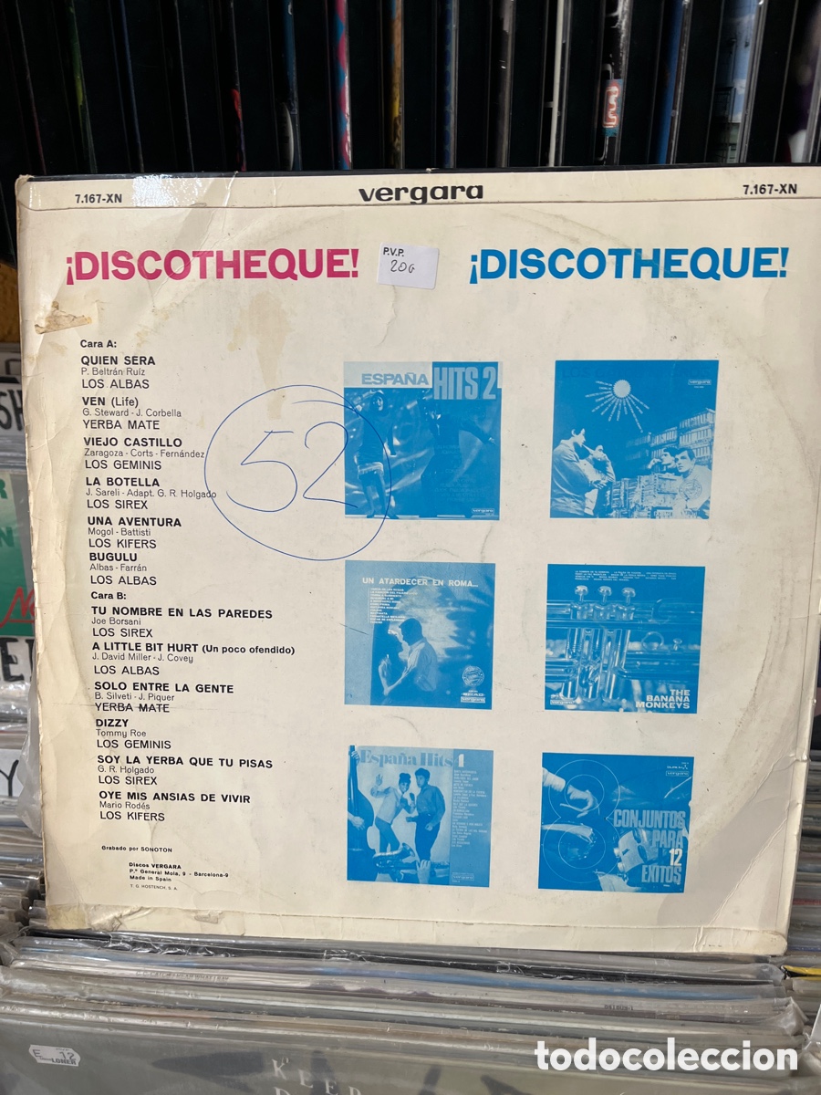 Discos de vinilo: Discotheque los sirex los albas los geminis - Foto 2
