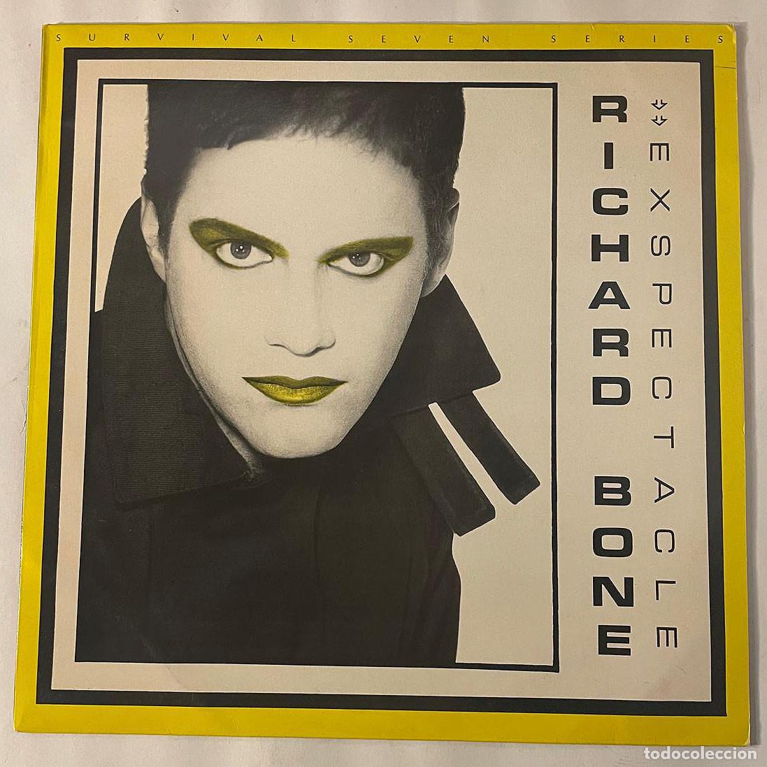 Discos de vinilo: RICHARD BONE - EXSPECTACLE / LP SURVIVAL RECORDS 1985/ UK - Foto 1