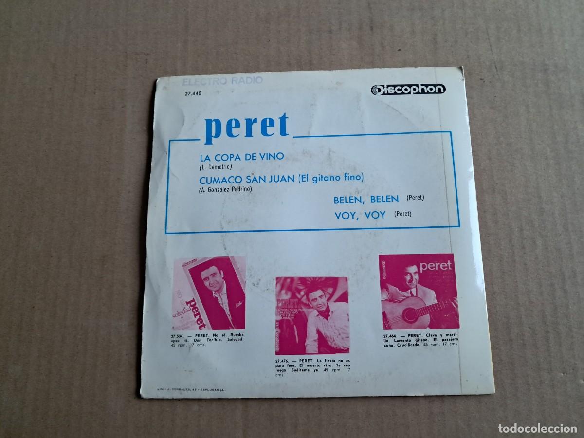 Discos de vinilo: PERET - VOY VOY EP 4 TEMAS 1966 - Foto 3