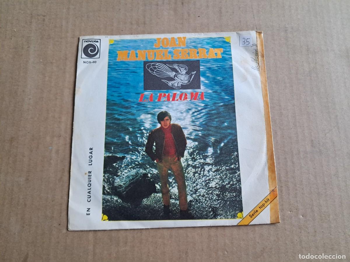 Discos de vinilo: JOAN MANUEL SERRAT - LA PALOMA SINGLE 1969 - Foto 1