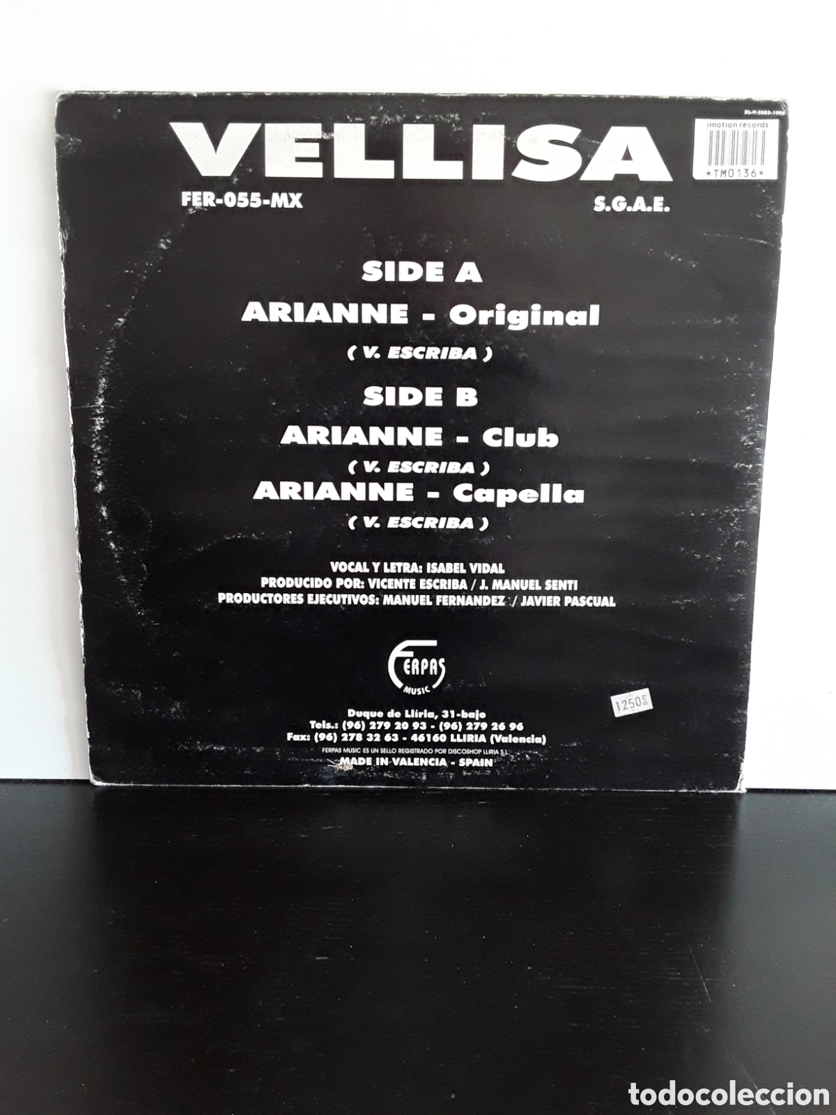 Discos de vinilo: Vellisa &lrm;&ndash; Arianne DANCE - Foto 2