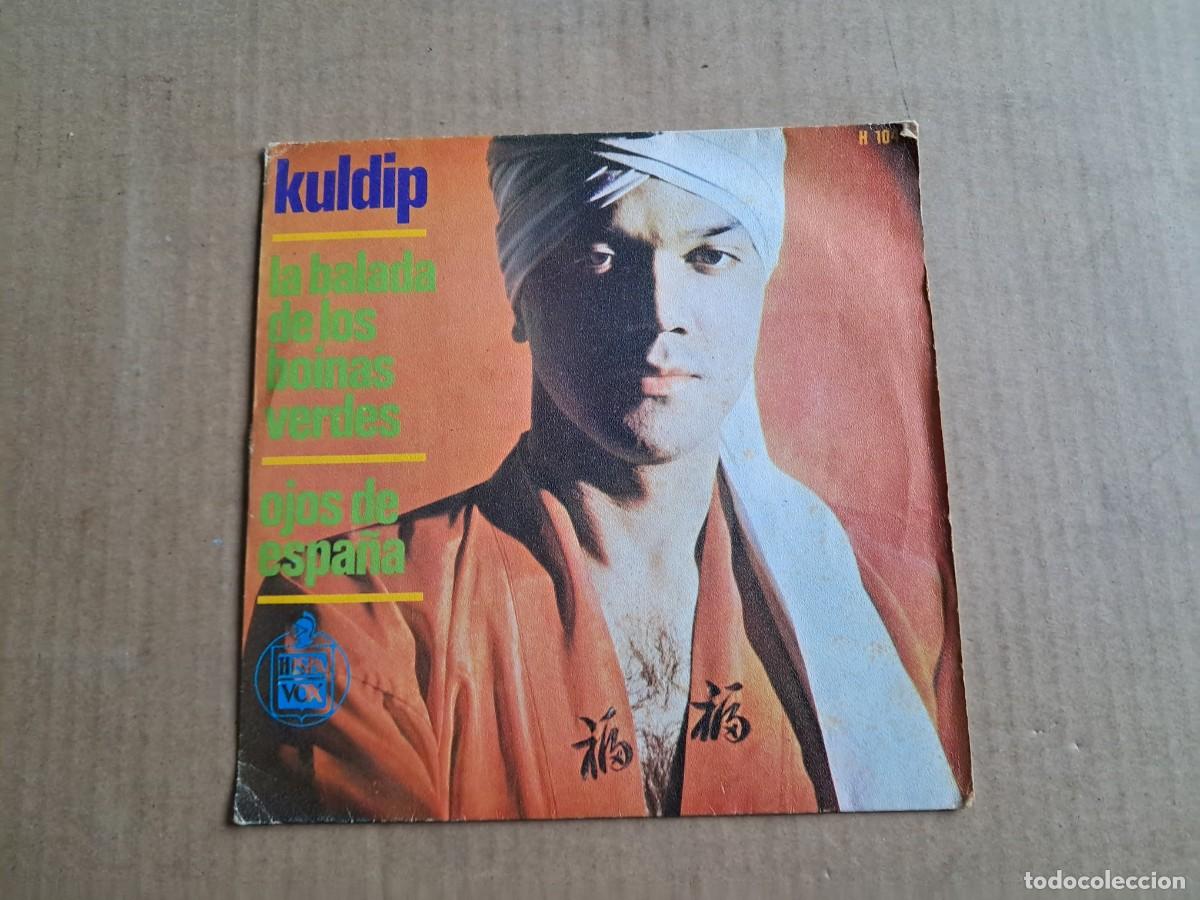 Discos de vinilo: KULDIP - LA BALADA DE LOS BOINAS VERDES SINGLE 1966 - Foto 1
