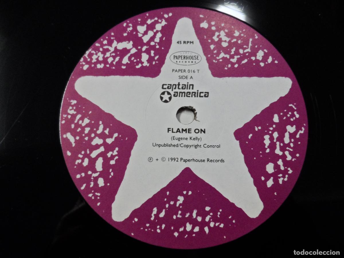 Discos de vinilo: CAPTAIN AMERICA - FLAME ON - Foto 3