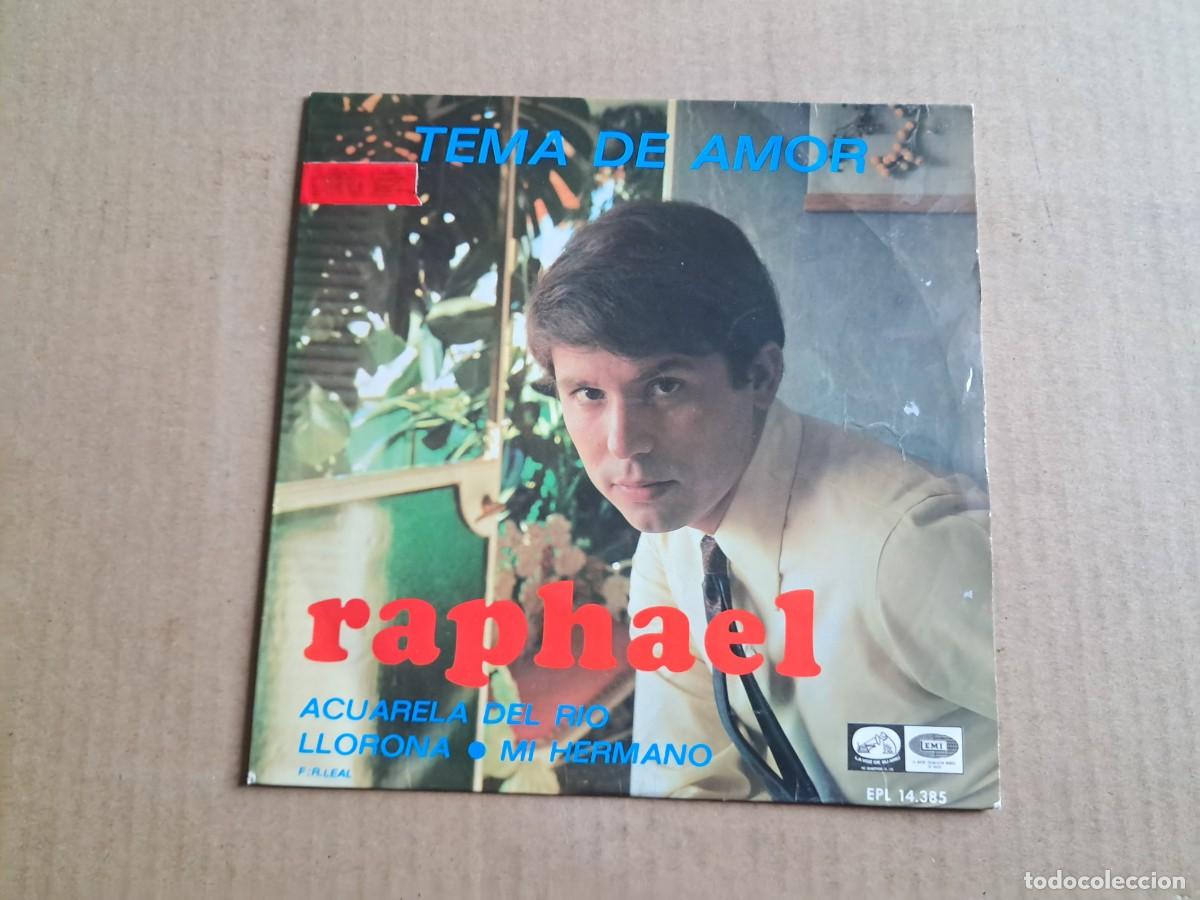 Discos de vinilo: RAPHAEL - TEMA DE AMOR EP 4 TEMAS 1967 - Foto 1