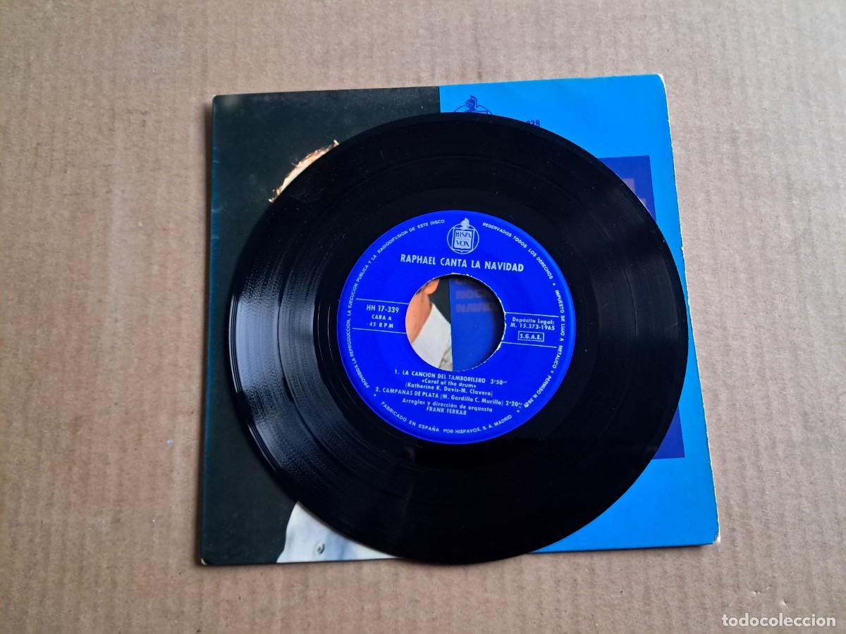 Discos de vinilo: RAPHAEL - CANTA LA NAVIDAD EP 4 TEMAS 1965 - Foto 2