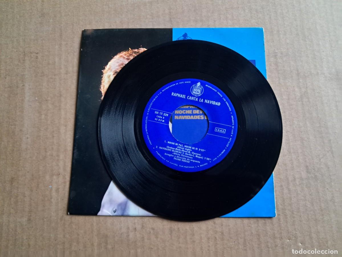 Discos de vinilo: RAPHAEL - CANTA LA NAVIDAD EP 4 TEMAS 1965 - Foto 2