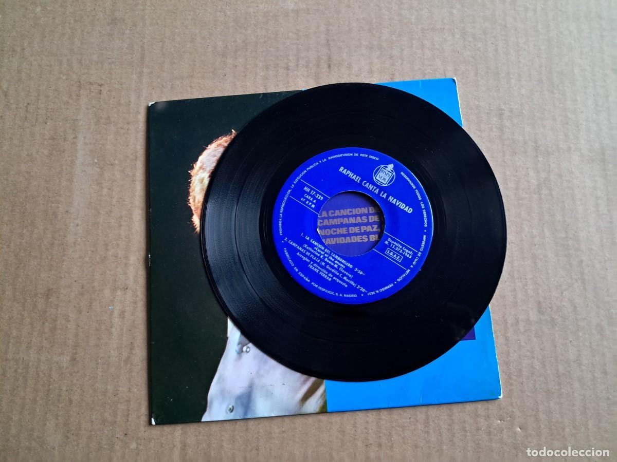 Discos de vinilo: RAPHAEL - CANTA LA NAVIDAD EP 4 TEMAS 1965 - Foto 2