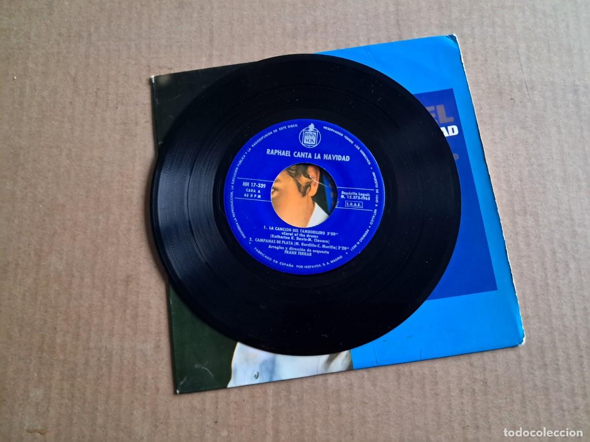 Discos de vinilo: RAPHAEL - CANTA LA NAVIDAD EP 4 TEMAS 1965 - Foto 2