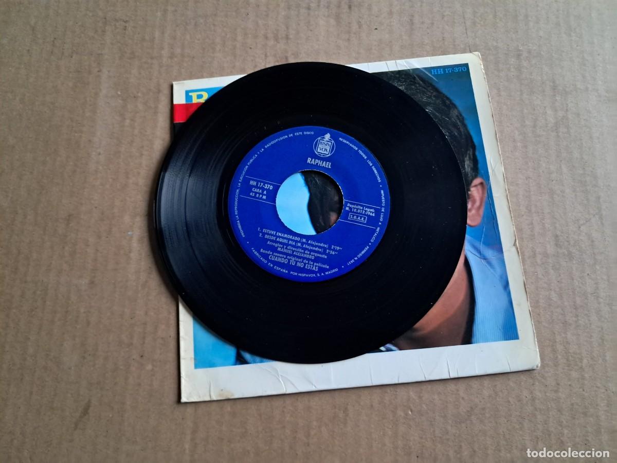 Discos de vinilo: RAPHAEL - ESTUVE ENAMORADO EP 4 TEMAS 1966 - Foto 2