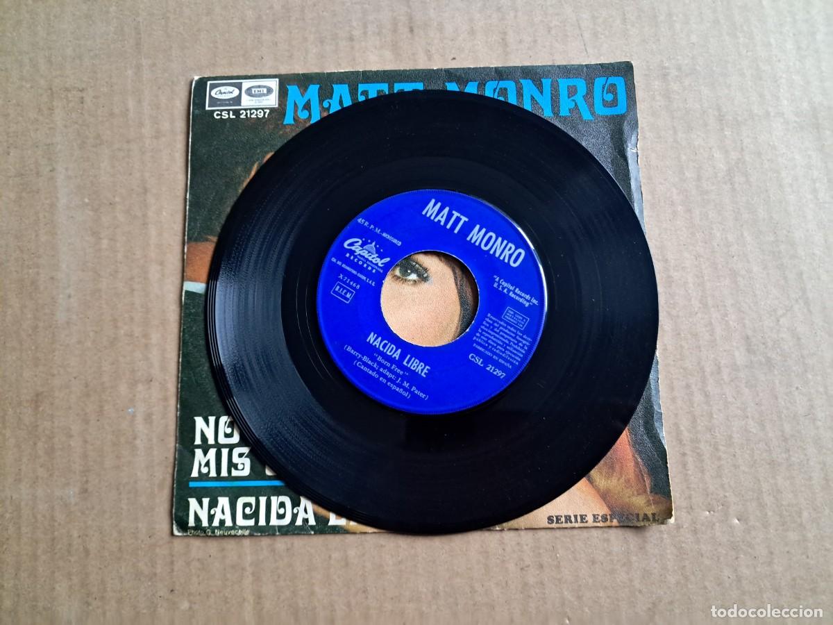 Discos de vinilo: MATT MONRO - NO PUEDO QUITAR SINGLE 1969 - Foto 2