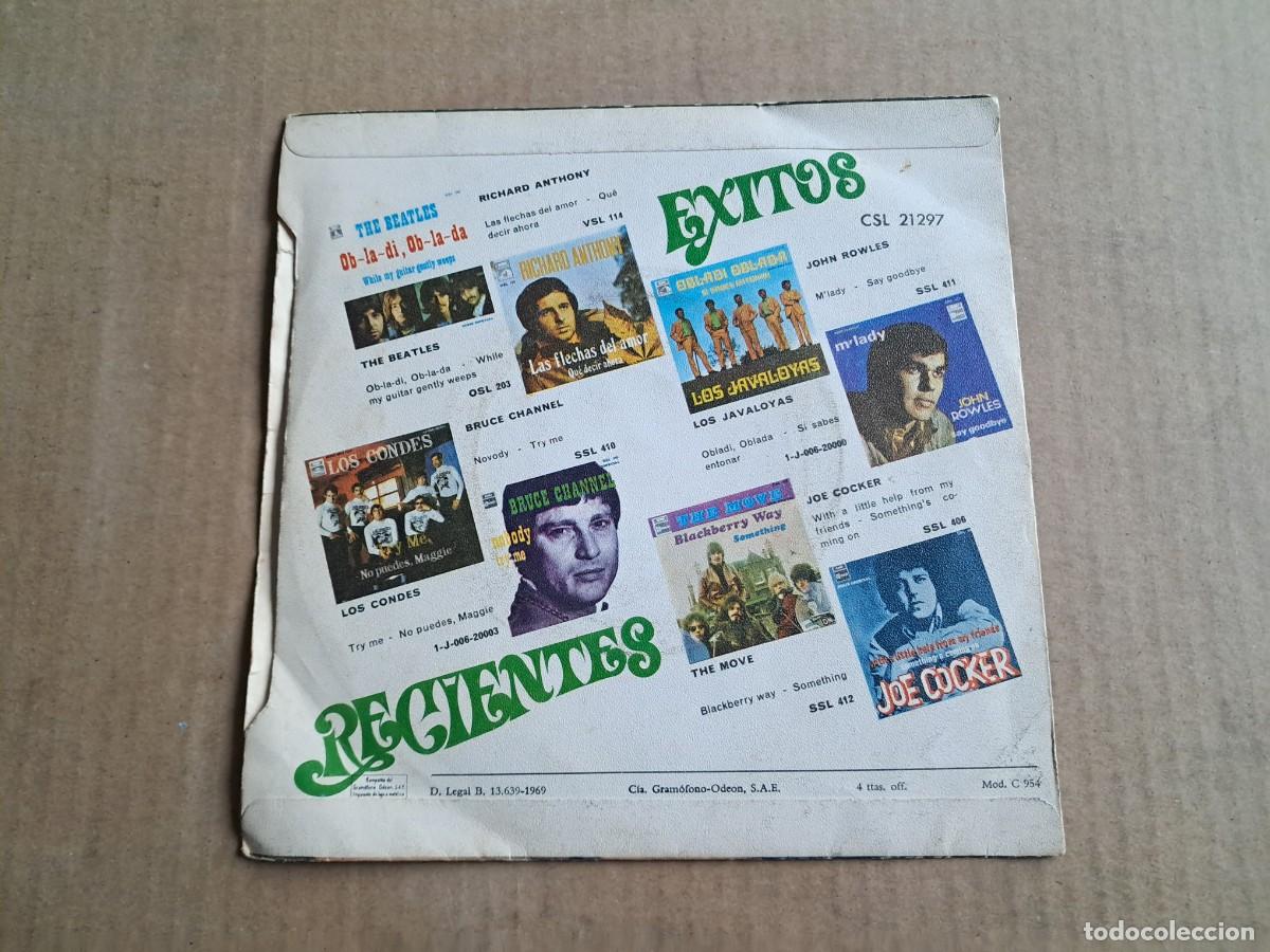 Discos de vinilo: MATT MONRO - NO PUEDO QUITAR SINGLE 1969 - Foto 3