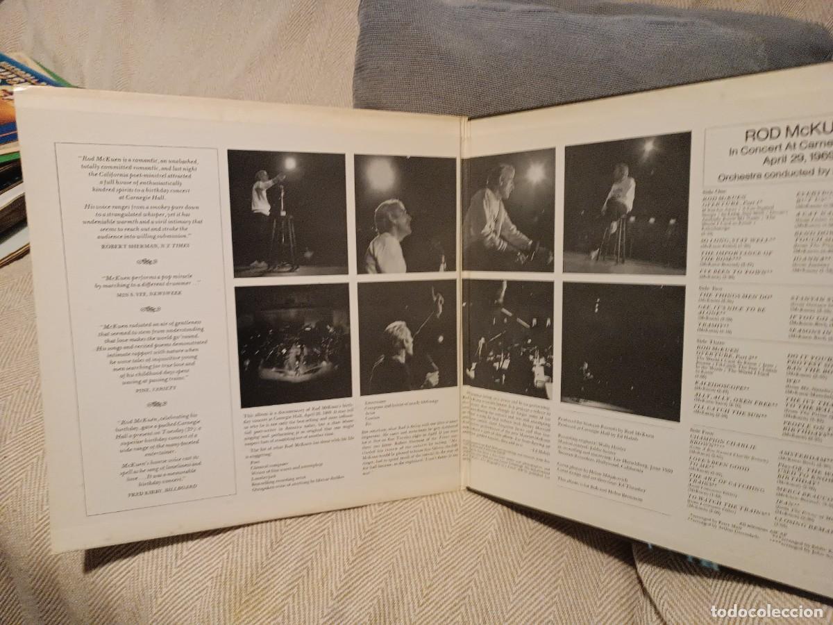 Discos de vinilo: Rod Mckuen At Carnegie Hall - Foto 3