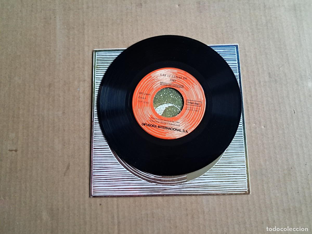 Discos de vinilo: TESTIMONIOS SONOROS - LAS 13 LUNAS DE 1981 SINGLE - Foto 2
