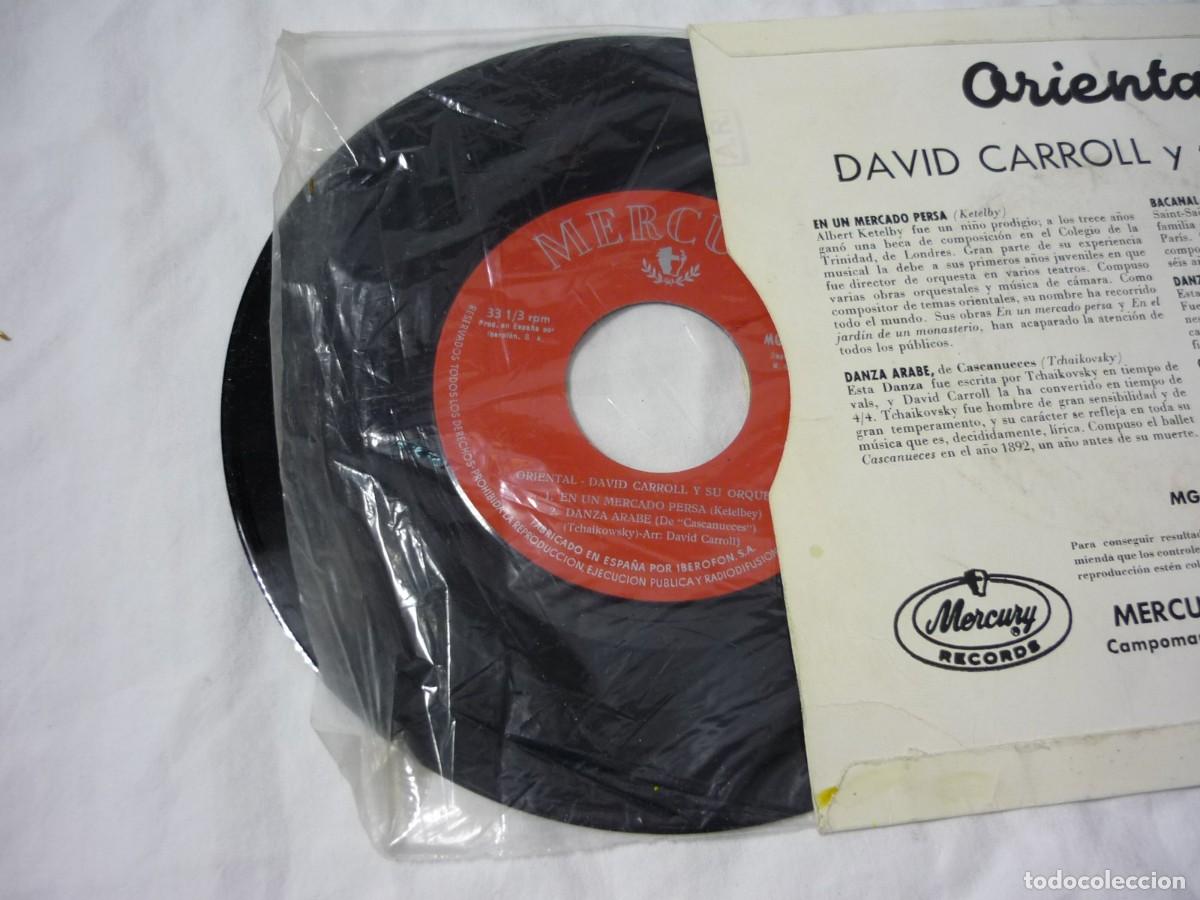Discos de vinilo: Ep vinilo Oriental David Carroll y su orquesta - Foto 3