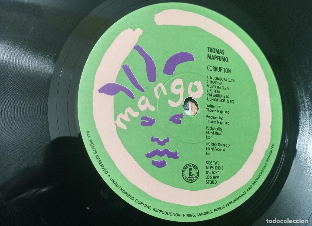 Discos de vinilo: Thomas Mapfumo and The blacks unlimited &lrm;&ndash; Corruption - Foto 4