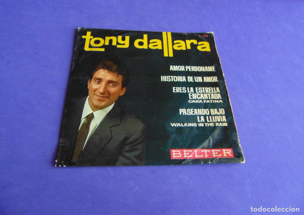 Discos de vinilo: TONY DALLARA - AMOR PERDONAME - EP 1965 - Foto 2