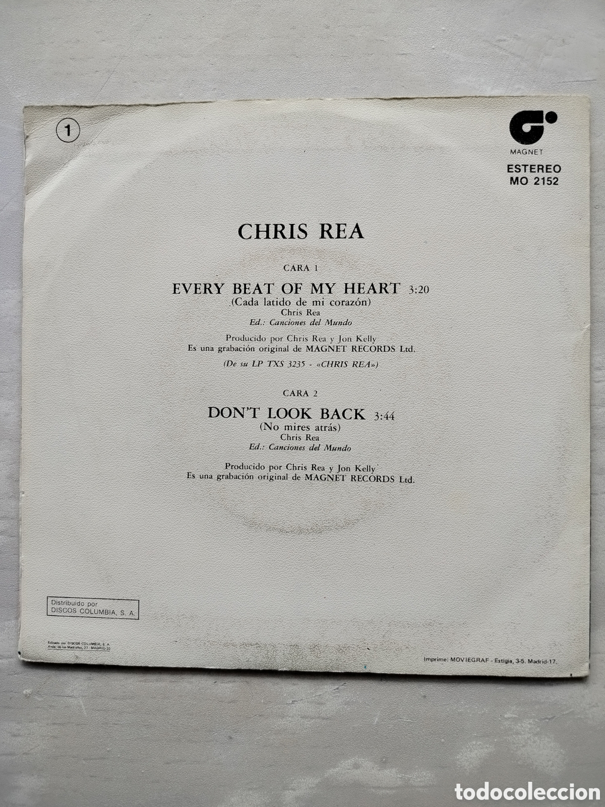 Discos de vinilo: Single Chris Rea 1982 - Foto 2