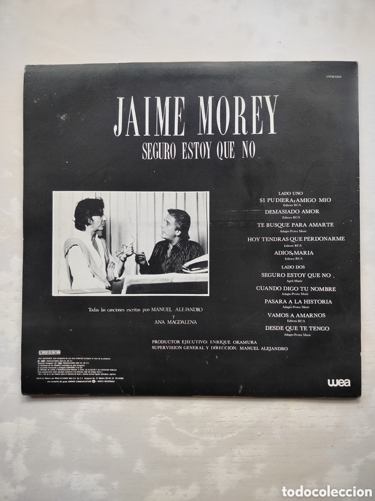 Discos de vinilo: LP Jaime Morey Firmado - Foto 2