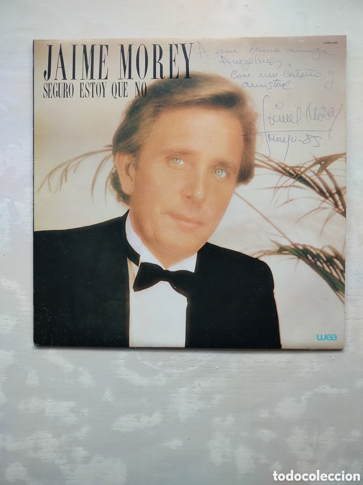 Discos de vinilo: LP Jaime Morey Firmado - Foto 1