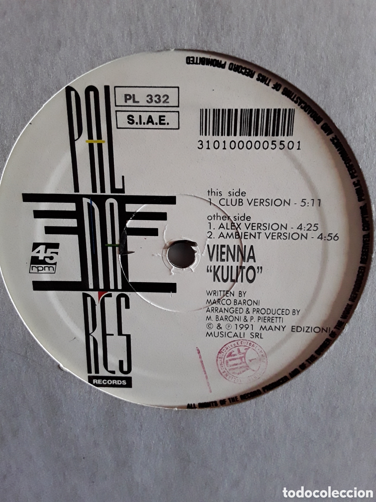 Discos de vinilo: Vienna &lrm;&ndash; Kulito DEEP HOUSE - Foto 2