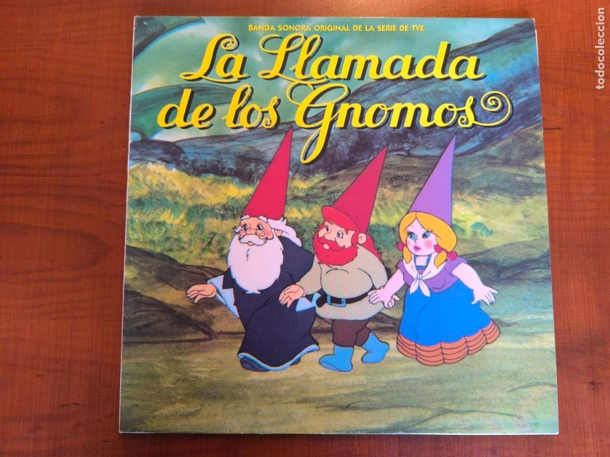 Discos de vinilo: LP LA LLAMADA DE LOS GNOMOS BSO (Espa&ntilde;a - Ariola - 1987) COMO NUEVO!! - Foto 1