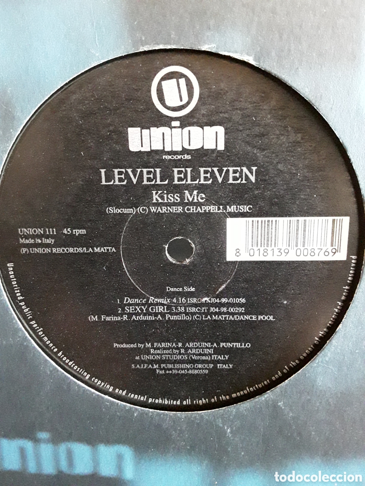 Discos de vinilo: Level Eleven &lrm;&ndash; Kiss Me - Foto 1